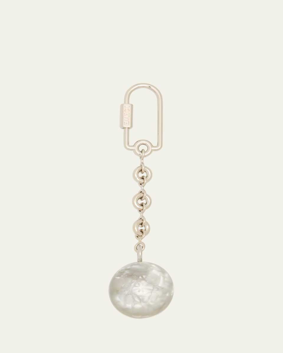 Pearly Pebbled Anagram Keyring